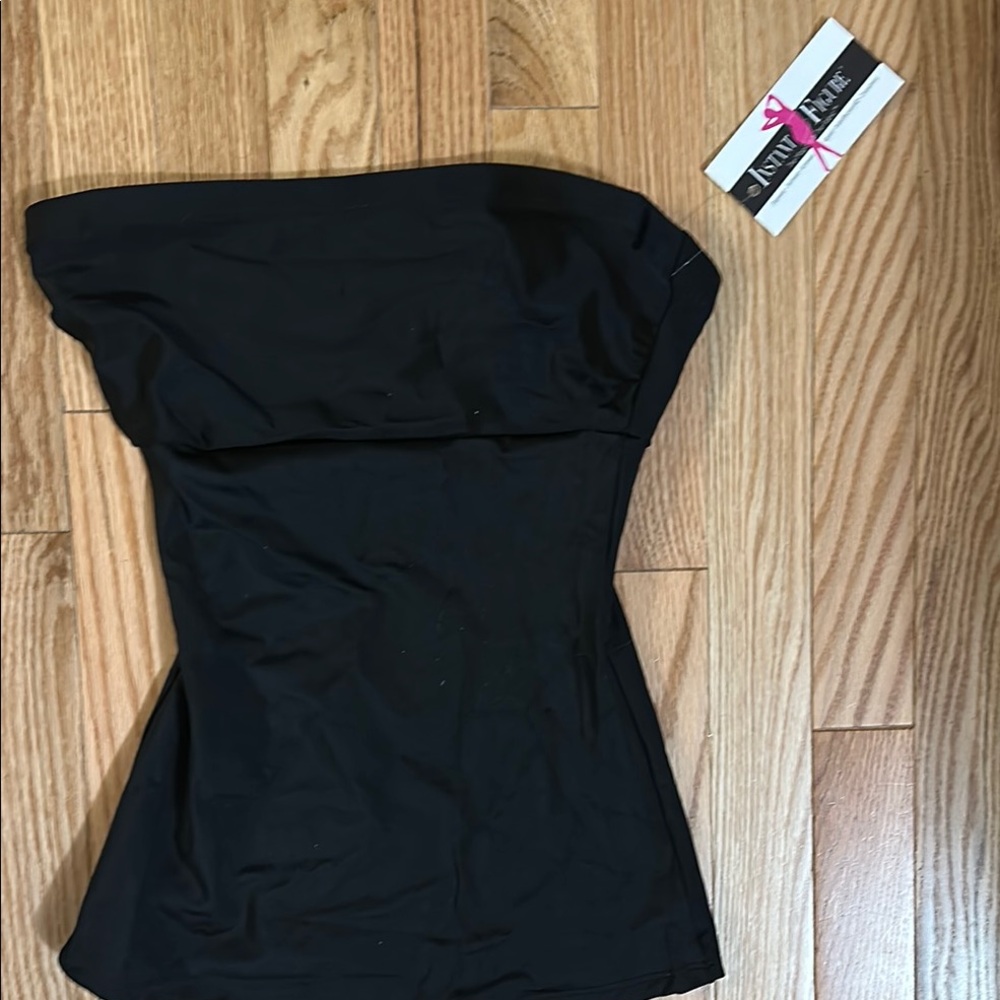 Black Strapless Dress